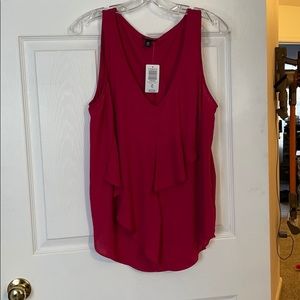 Magenta tank top blouse